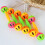 Bell Bird Toy Plastic Dual Ball Interactive Toy for Parrot 2