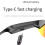 Glasses Wireless  5.3 Sunglasses Built-in Microphone Speaker Touch&Voice Assistant Compatible Glass A 5