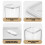 MERILER airtight plastic food container clear shatterproof 6