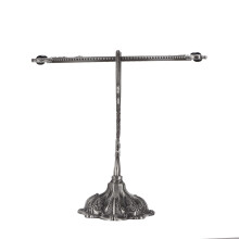 Vintage Two-Sided Zinc Alloy Makeup Mirror for Table & Bathroom