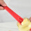 Silicone Double-Ended Spatula with Hanging Spoon, 1pc 2