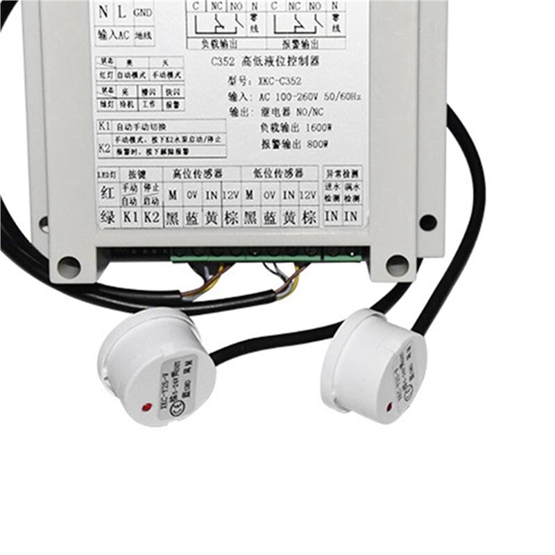 2X High and Low Liquid Level Intelligent Controller with 2Non-Contact ...