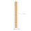 Wood Ruler Khaki Versatile Cm Length for Sewing Projects 2Pcs 2