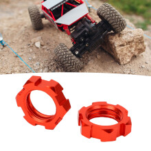 Metallischer Splined-Rad-Hex-Adapter für Slash 2WD, Rustler, Stampede, Bandit 4WD, Rot