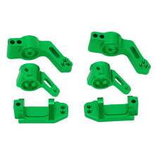Aluminiumlegierung Vorderes Lenk- & Achsensitzset für 1/10 2WD RC-Fahrzeuge Grün