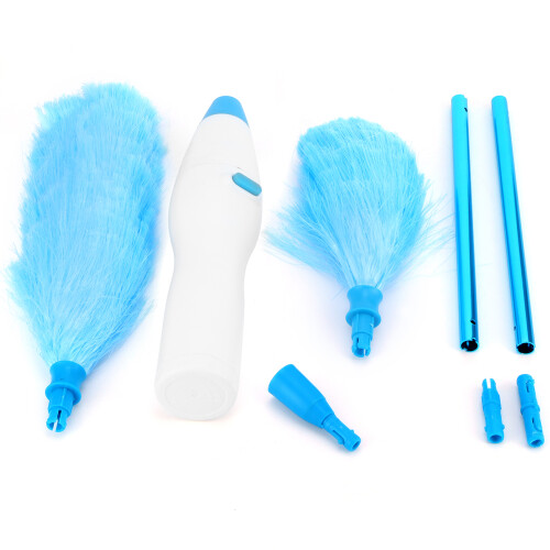 Home Electric Feather Duster with Telescoping & Rotatable Design Battery Model 1