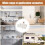 Trash Bag Hanger for Cabinet Door Foldable 6