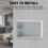 2Pcs 2 Gang Surface-Mounted Back Box 146 Type,Electrical Double Pattress Box for Wall-Mounted Light Switche Power Socket 5