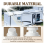 RV Roof Vent Cover Kit White 2 Pack 5