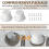 RV Roof Vent Cover Kit White 2 Pack 6