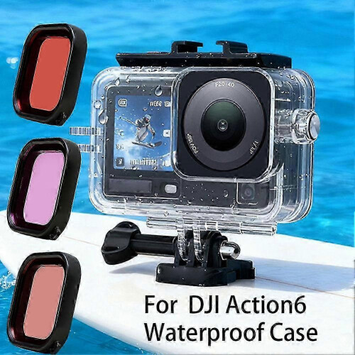 compatible DJI Osmo Action 6 Waterproof Case Diving Protective Cover 1