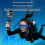 compatible DJI Osmo Action 6 Waterproof Case Diving Protective Cover 5