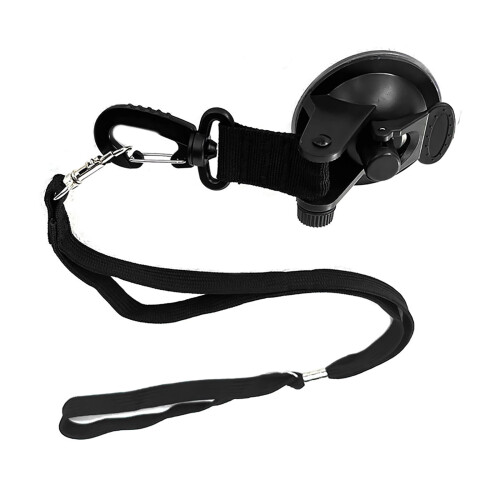 Dog Bathing Suction Cup Tether with Restraint Loops 1