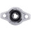 8X KFL000 Bore Inner 10mm Flange  Mounted Pillow Block Bearings 8