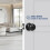 Matte Black Entry Door Knob with Lock and Key 1 Pack 5