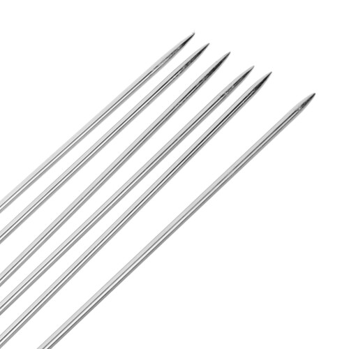ROSENICE 6Pcs Multi-Use Large Eye Darning Needles for Scarves Sewing Projects Knitting Beginners 2