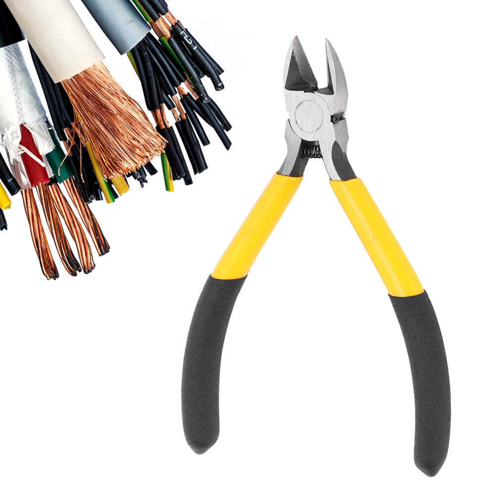 Diagonal Cutting Pliers 5In Wire Nippers Chrome Vanadium Steel Tua05s 6931391580731