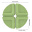 4pcs Silicone Feet for Cutting Board Non-Slip Cutting Board Stabilizer 5