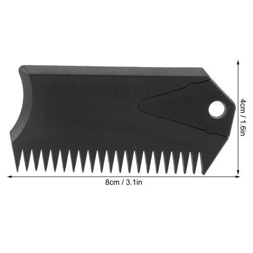 Surfboard Wax Comb Set with Fin Key 8x4x1cm Plastic Multi-Color 2
