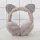 Χαριτωμένα σχεδιαστικά θερμαντικά αυτιών, ζεστά υλικά από βελούδινο υλικό, 3