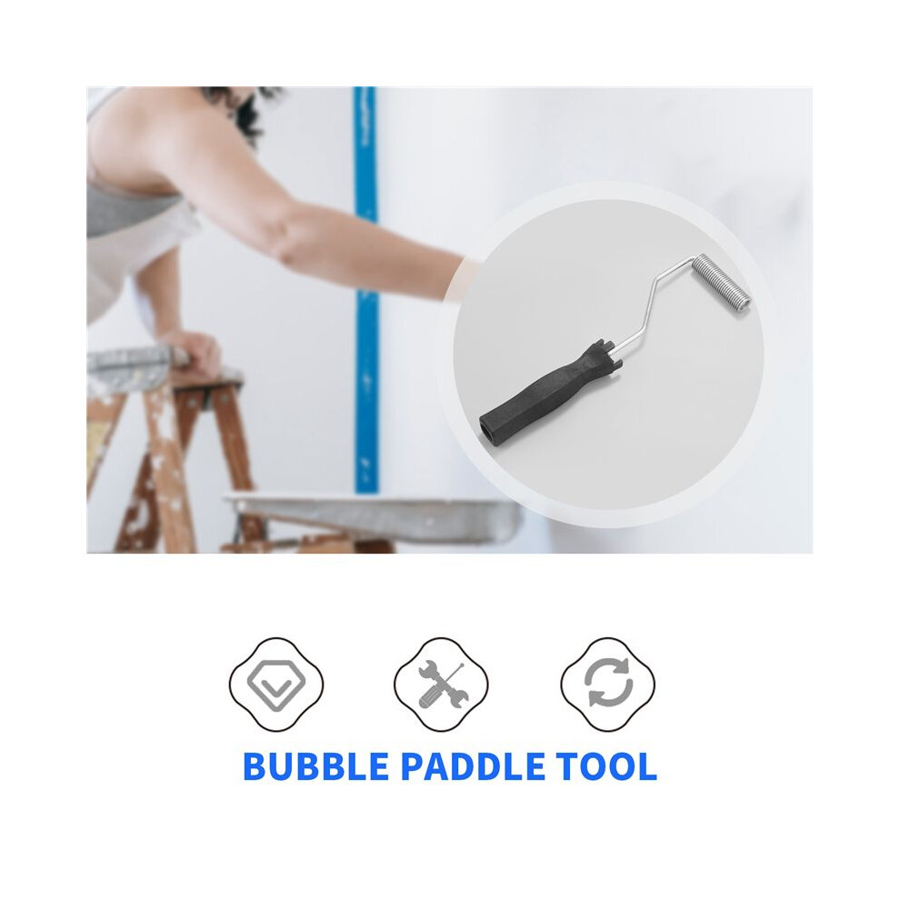 9Pcs Fiberglass Roller Kit Bubble Paddle Tool Laminating Roller Kit For Frp Mould 4712444205342