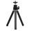 3X   Portable Tripod Adjustable  Tripod Aluminum Alloy for  Camera Projector Black 2