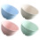 Plastic Cereal Bowls Deep Bowls For Soup Blue 4Pcs For Restaurant Use 6