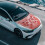Red Heart Car Cover Stretchable Washable Universal Fit 1 4