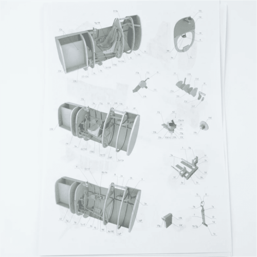 1/33 Scale Supermarine Spitfire Fighter Paper Model DIY Assembly Kit for Skilled Model Makers 2