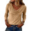 Womens Pile Neck Sweater Soft Knit Long Sleeve Pullover-Red S 7