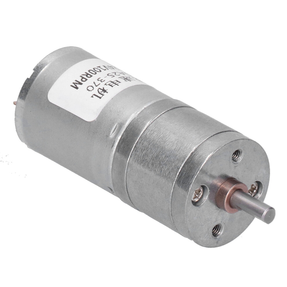 Jga25-370 24V Dc Worm Reduction Motor 100Rpm For Office & Home Projects 5061391582099