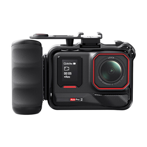 Ergonomic Camera Handle with 1/4-inch Mount for Action 1