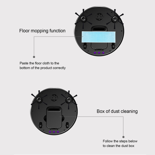 3-in-1 Smart Sweeper Robot Vacuum