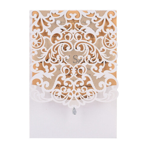 FRCOLOR 10 Sets Romantic Invitation Cards Creative Invitations 2