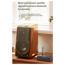 2X Ny Audio Receiver Adapter 5.3 Player U Disk Microphone Amplifier Audio Speaker Converter med Fjärrkontroll