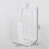 Foldable Wall-Mounted Laundry Basket in White for Home Use and Storage 2