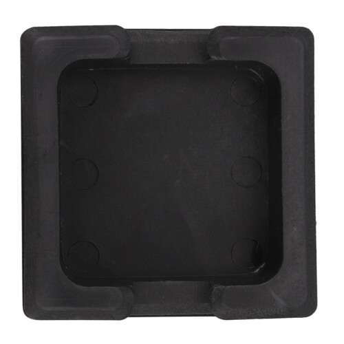 75mm X 75mm Plastic Square Caps Tube Pipe Inserts End Blanking 16 Pcs 2