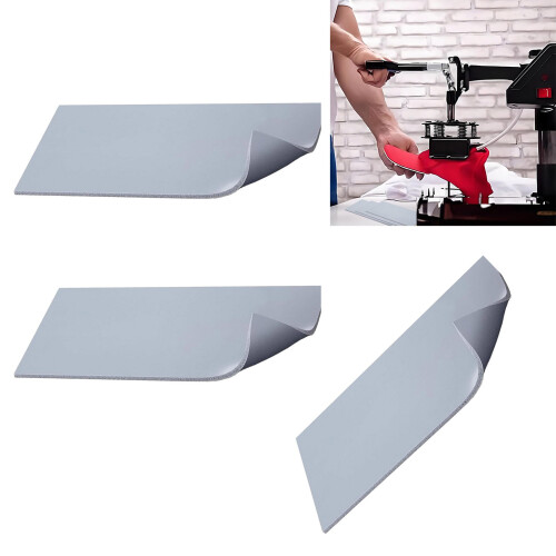 3Pcs Double Side Silicone Heat Press Pad 4x8Inch Temperature 1