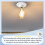 12Pcs Medium Base E26 Lampholder Keyless Top Lamp Holder Ceiling Light Sockets White Phenolic Bulb Socket CFL Lampholder 3