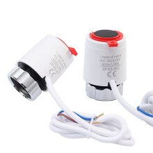 6 Pcs 230V Normally Closed NC M30x1.5mm Electrothermal Actuator for Underfloor Heating TRV Thermostatic Heat Dissipation