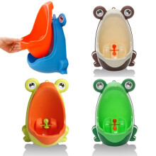 Niedliches Frosch-Kindertoilette-Trainingsgerät 30x21x16cm, Blau/Grün/Orange