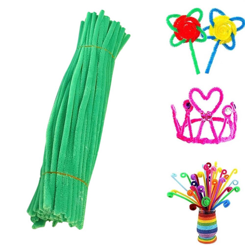 Set curățitoare de țevi multicolore 6mm x 30.5cm 100 buc 2