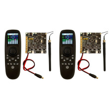 2X TXG4 1.54Inch Colored Screen Display Single-Hand Remote Controller 6-12V Receiver Board GPS Control for RC Bait Boat