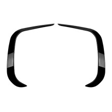 Bil Front Bumper Lip Splitter Spoiler Dimljus Canard Trim för MK3 Rline 2024+ Ljussvart