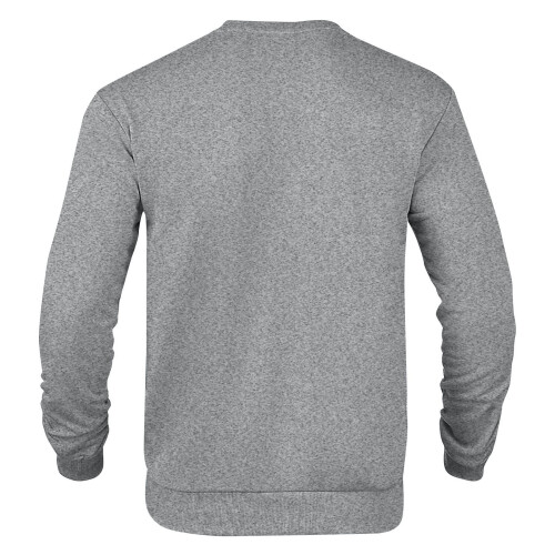 SYMOID Sweatshirt til mænd Grå sweatshirtpullover Efterårs- og vintertøj til mænd Ensfarvet 1