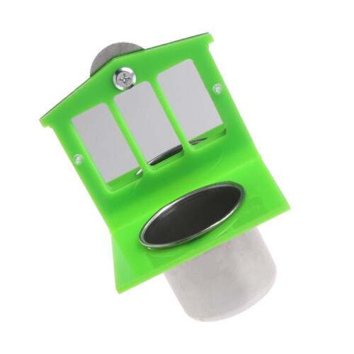 Light Green Multi-Purpose Bird Feeding Bowl with Mirror and 1