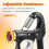 Hand Trainer, Grip Strength Trainer, Finger Trainer, Adjustable Resistance From 5-100 Kg,Mechanical Counting. 5