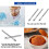45PCS Lab Spatula Stainless Steel Lab Spoon  Scoop Laboratory Tiny Spoon for Reagent Sampling Mixing 4