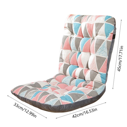 Boho Tufted Seat Cushion with Back Support 33x45cm 2