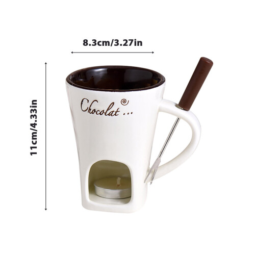Chocolate Fondue Cup Ceramic 1 Piece 1